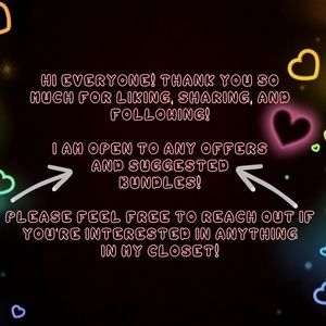 I’m OPEN to all offers and suggested bundles.